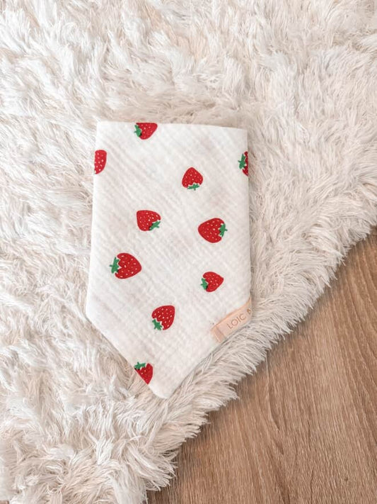 "𝘚𝘵𝘳𝘢𝘸𝘣𝘦𝘳𝘳𝘺 𝘍𝘪𝘦𝘭𝘥𝘴" Bandana - Coast Side Collection