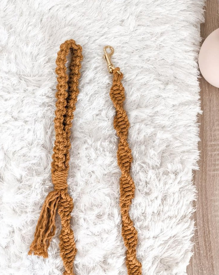 Sunset Harbor Macrame Leash