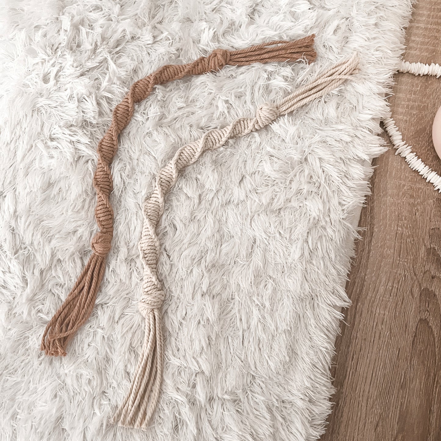 Orginal Macrame Tug Toy Boho Minamalist Dog Toy