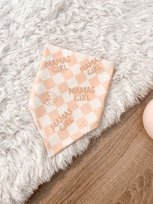 "Mama's Girl” Checkered Bandana - Mothers Day Exclusive