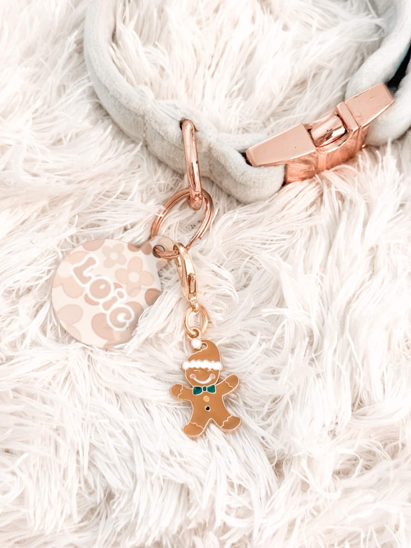 Mini Gingerbread Collar Charm