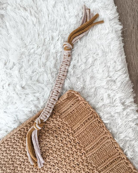 Pretty & Pumpkin Dog Macrame Toy