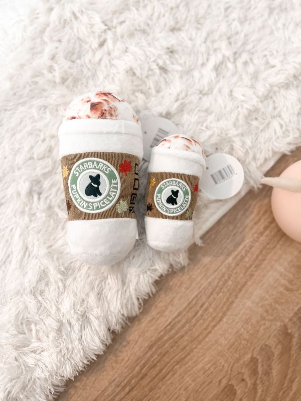 Pumpkin Spice Latte Dog Toy - So Charming Collection